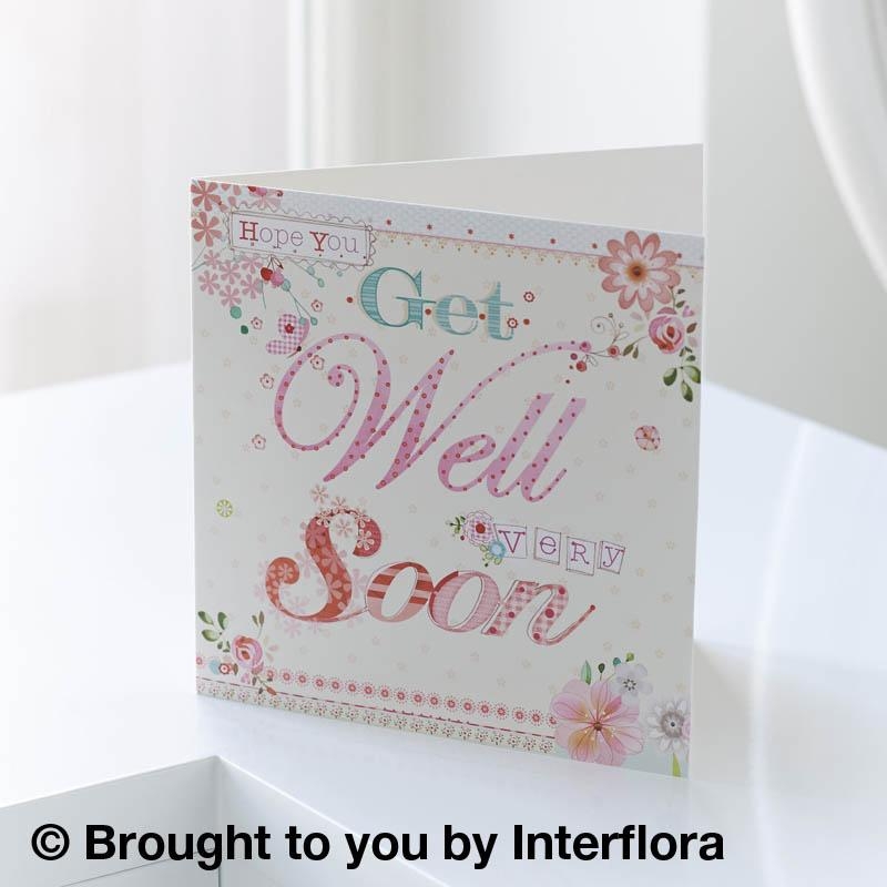 get well soon greetings card card get well soon
